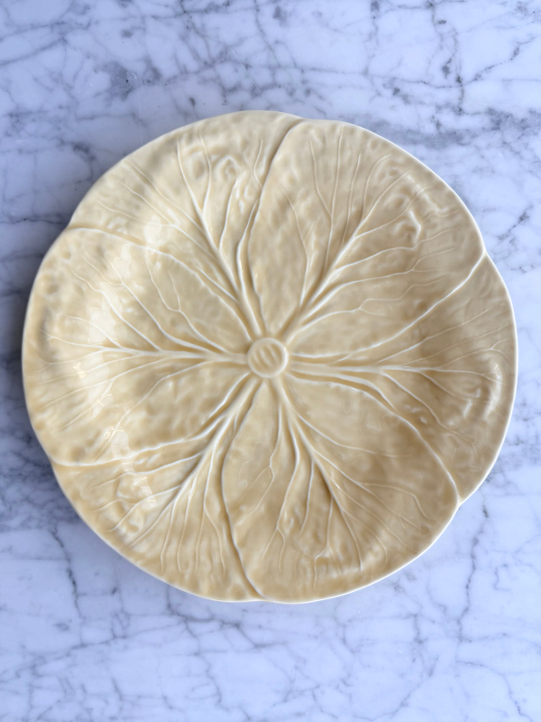 Ochre Cabbage Dinner Plates, Set of 2 — Portugal