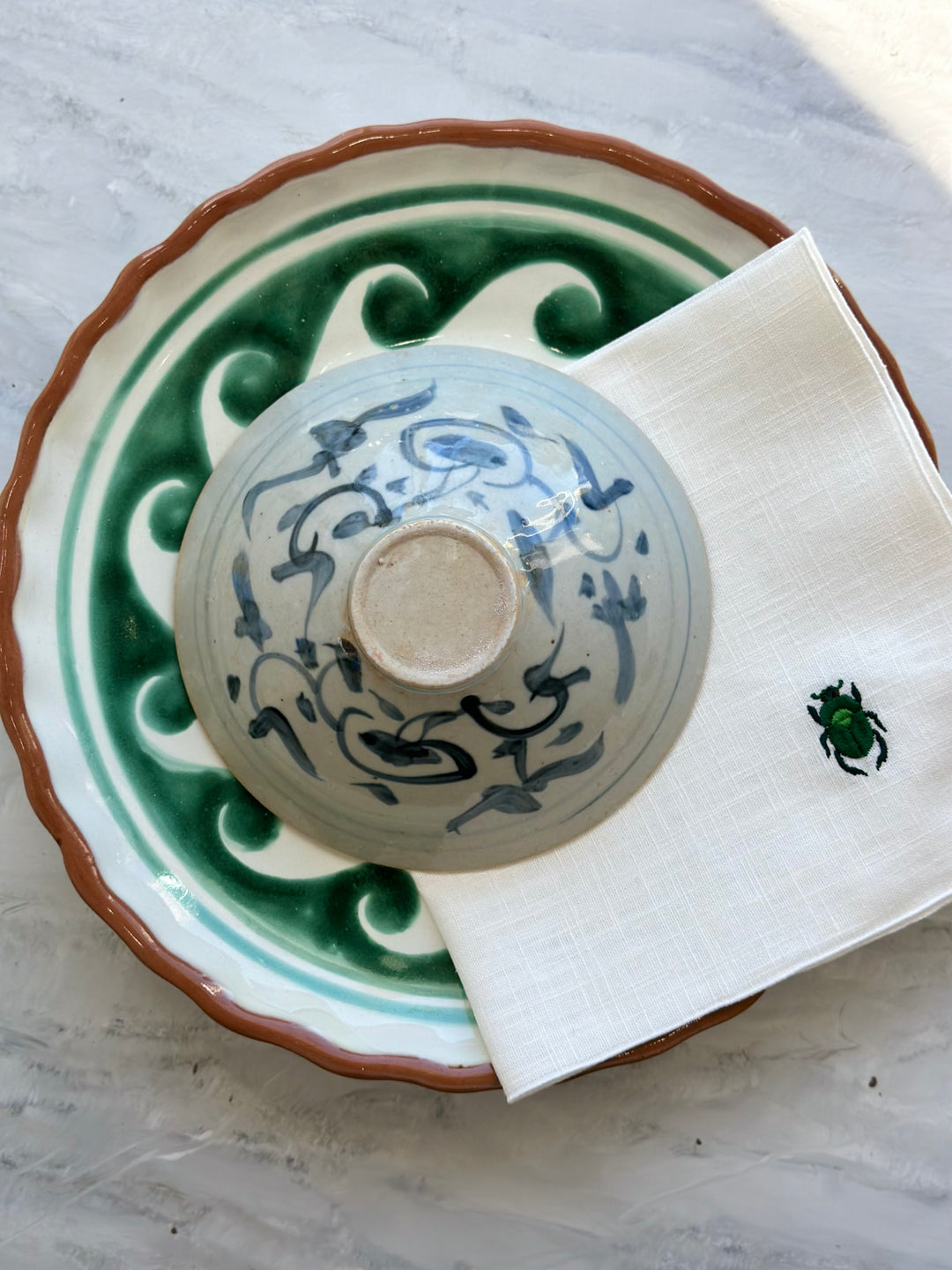 Porcelain Floral Bowl