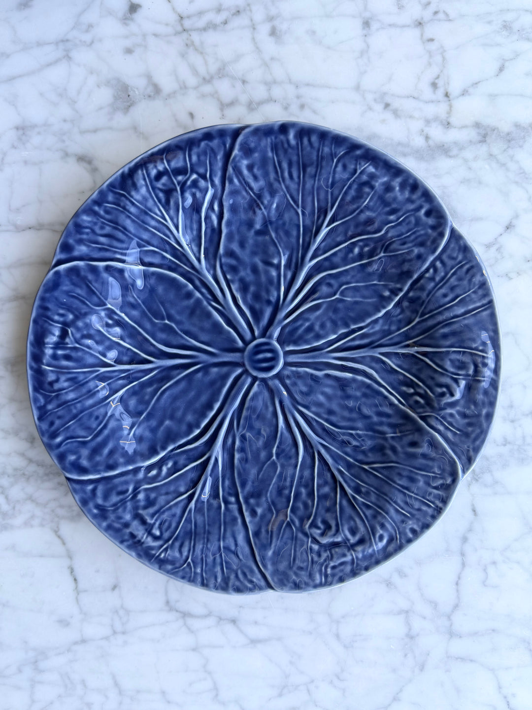 Indigo Cabbage Dinner Plates, Set of 2 — Portugal