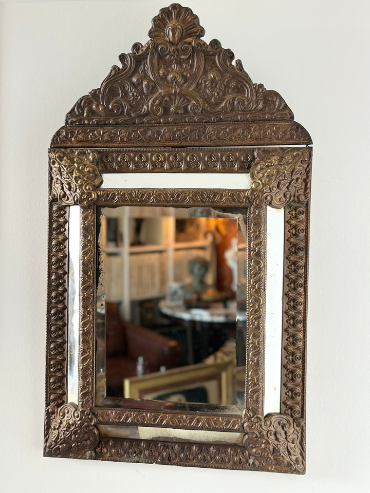 19th Century Brass Mirror