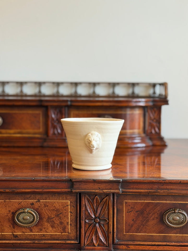 Lion Handle Floral Pot