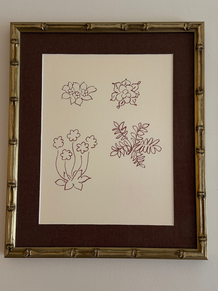 Suite of Twelve Framed Botanical Lithographs - Henri Matisse 1950