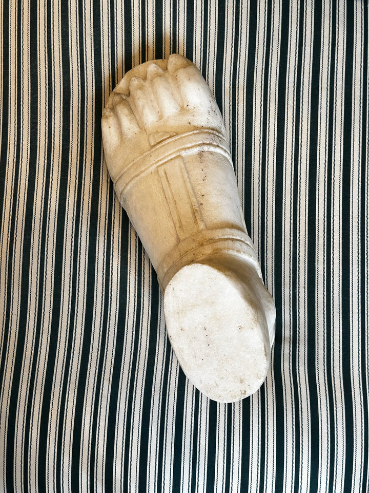 XL Carved Marble Gladiator Foot