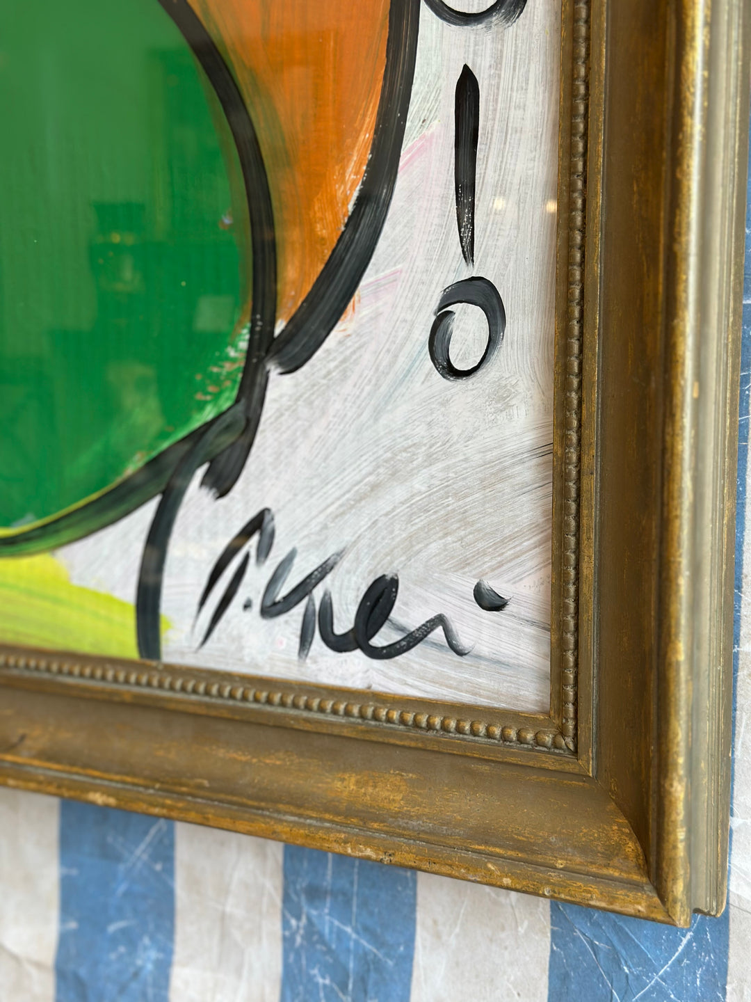 Cubist Portrait of Andy Warhol -Peter Keil 1972