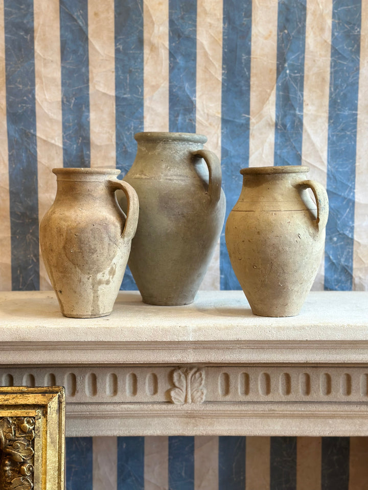 Trio of Antique Mediterranean Terracotta Vessels