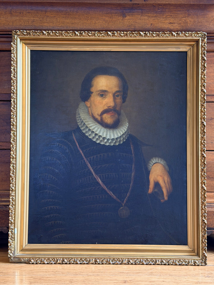 19th Century Italian School Portrait of a Gentleman, Oil on Canvas