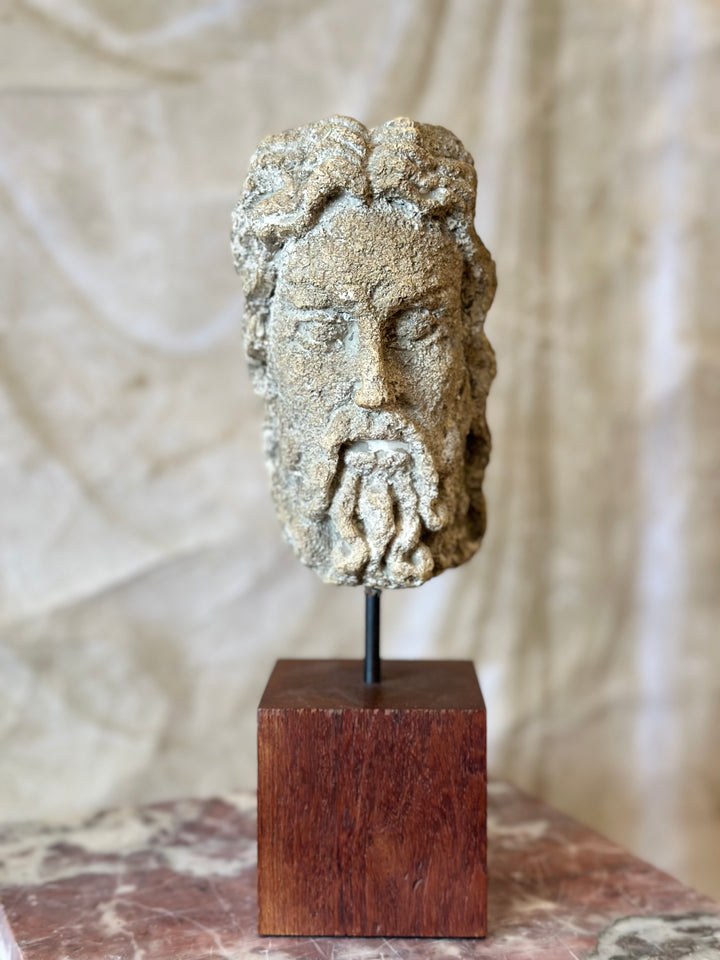 Mounted Zeus Bust