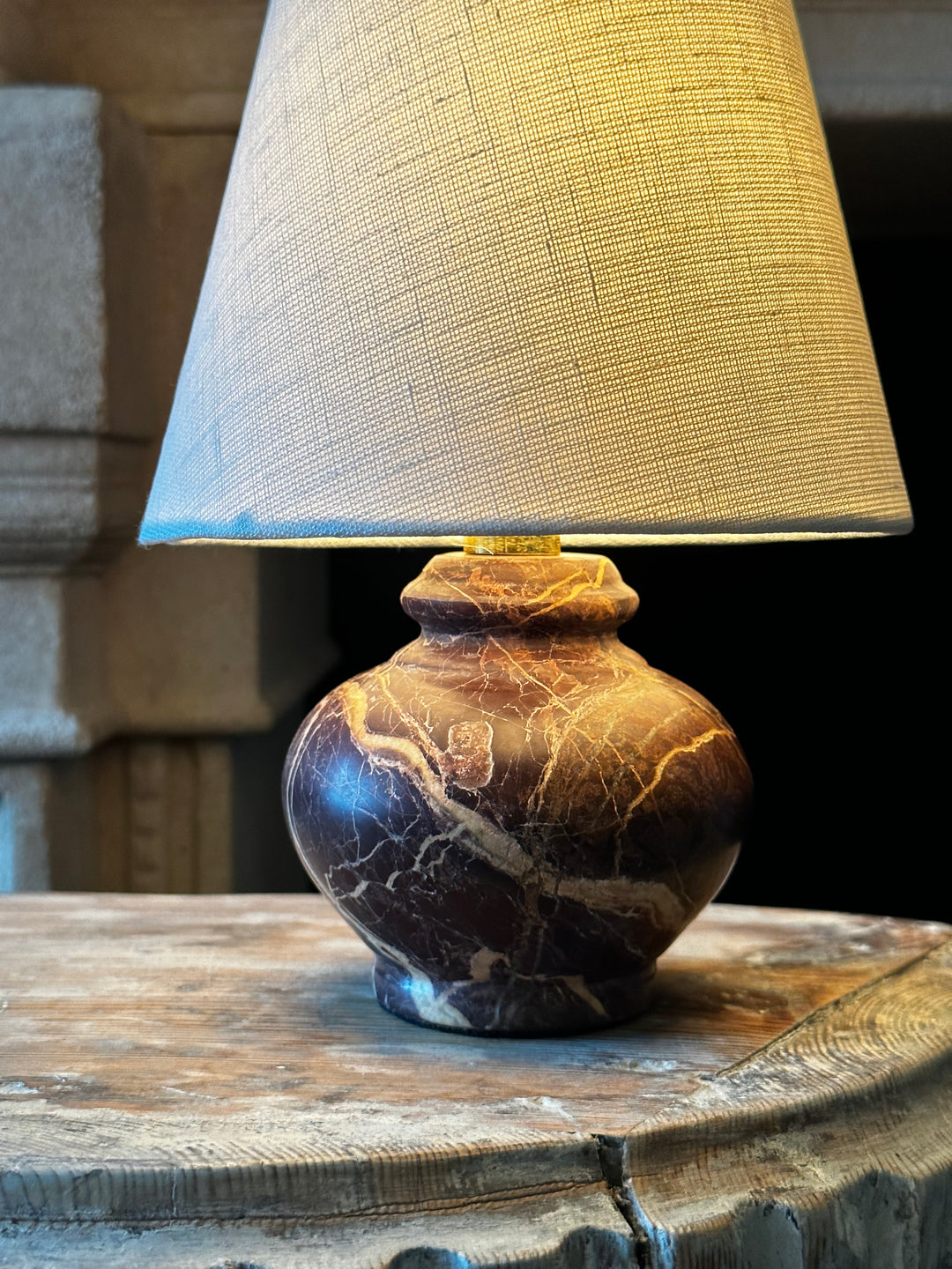 Petite Marble Table Lamp