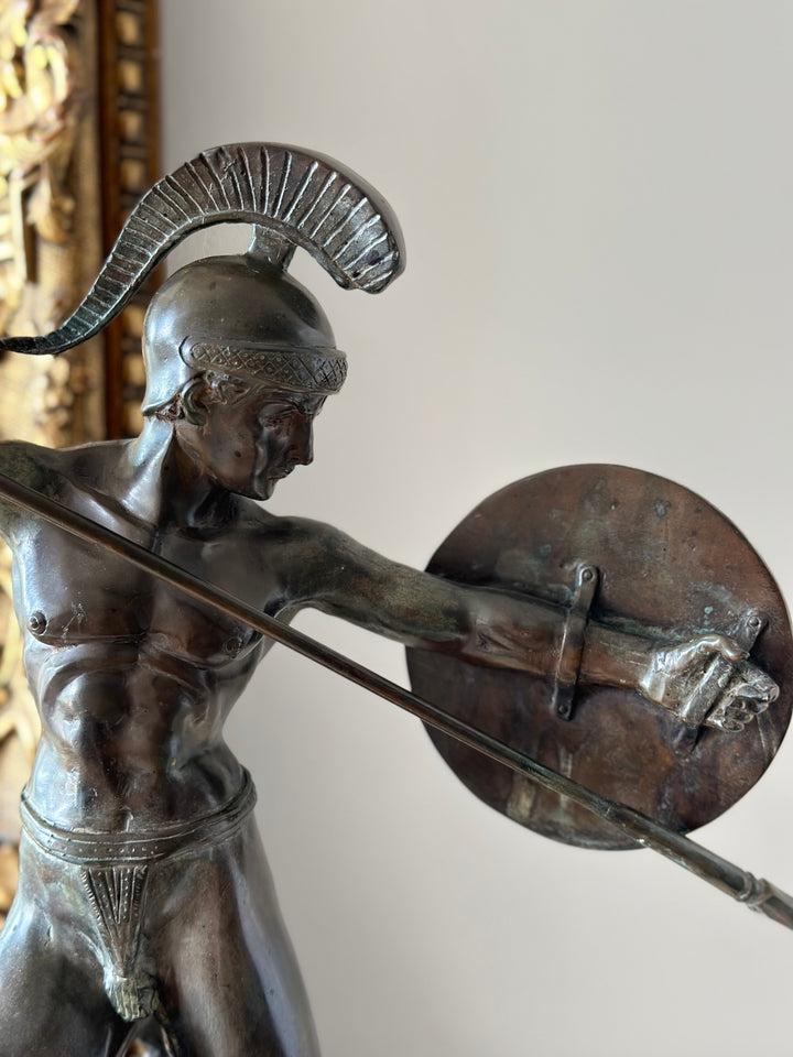 Bronze Warrior Sculpture