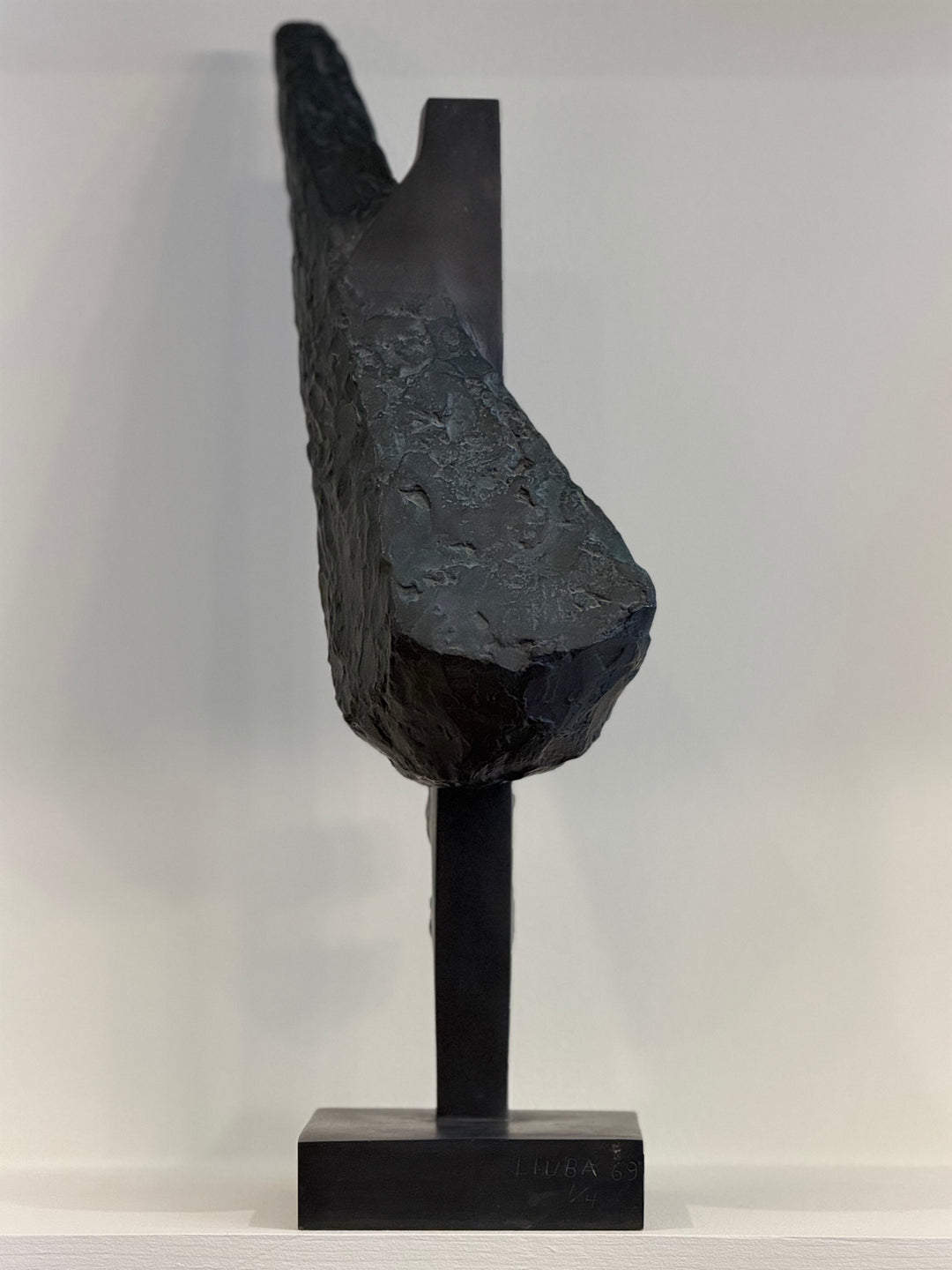 Liuba Wolf, Abstract Bronze Sculpture, 1969 — Edition 1/4