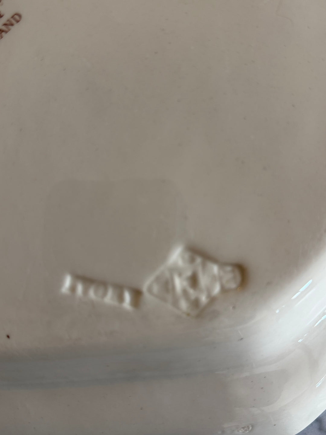 Victorian Japonisme Transferware Platter , H. Alcock & Co — 1884