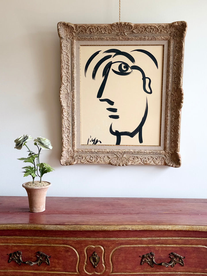 Expressionist Portrait Painting - Peter Robert Keil 1970