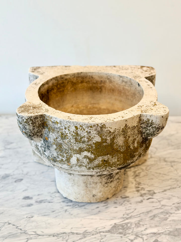 Antique Italian Stone Water Basin