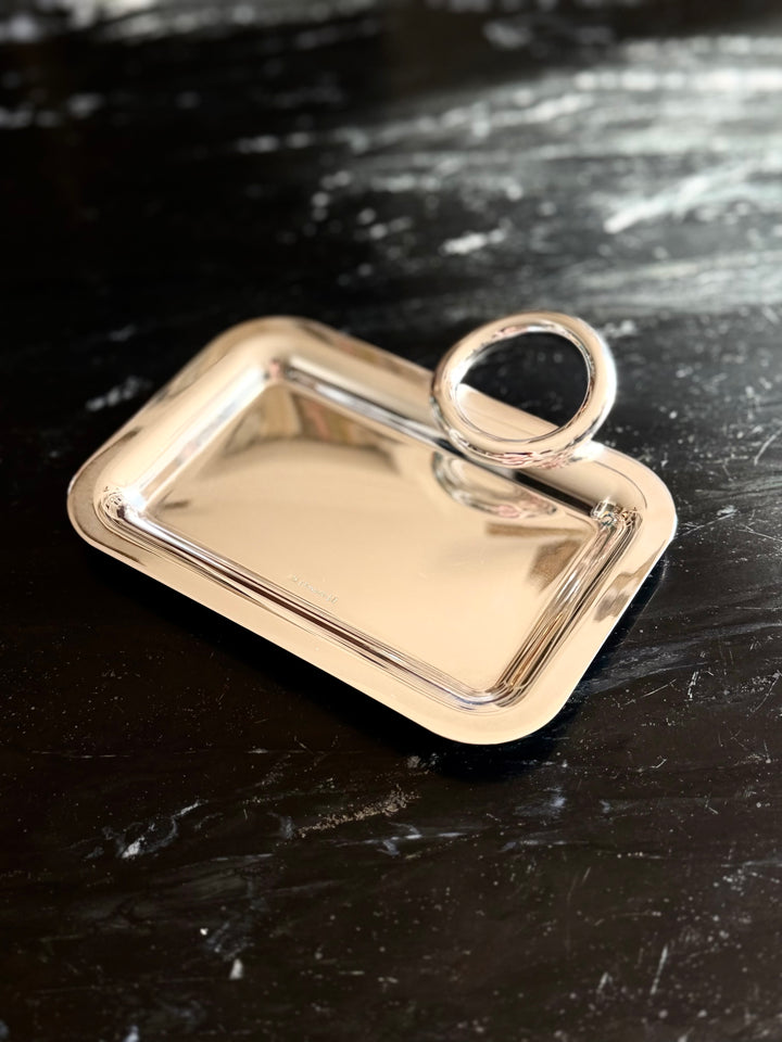 Christofle Silver Ring-Handle Tray, France
