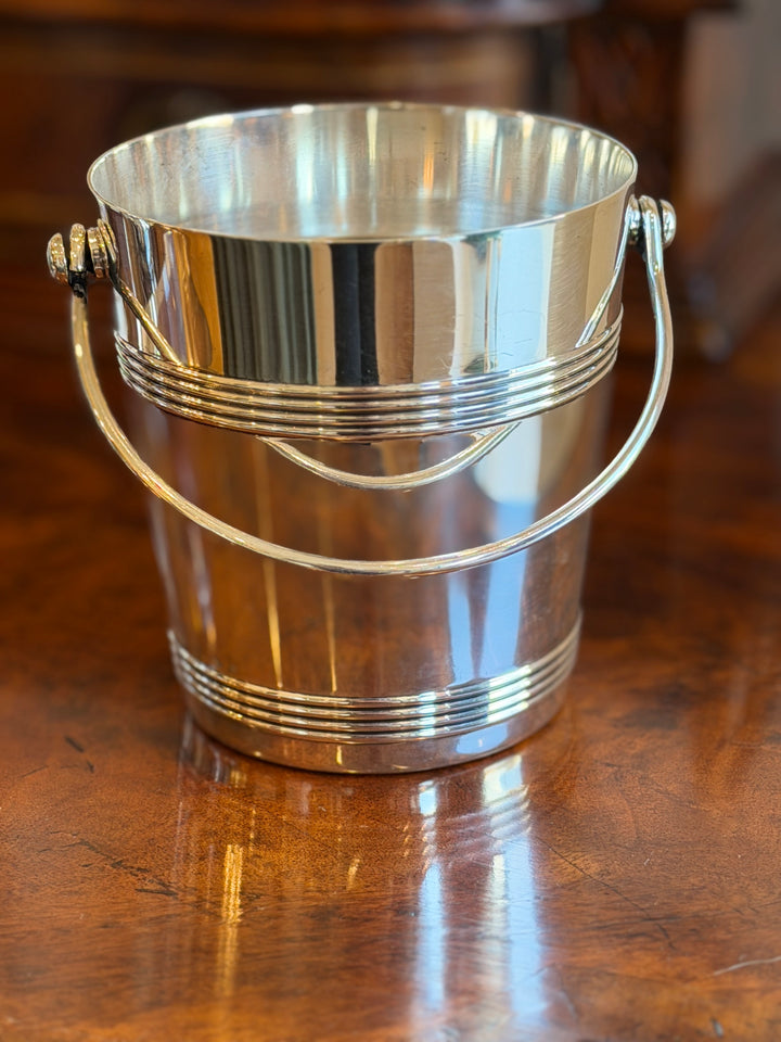 Christofle “Biarritz” Silver Plate Ice Bucket — Gallia Collection, 1950s