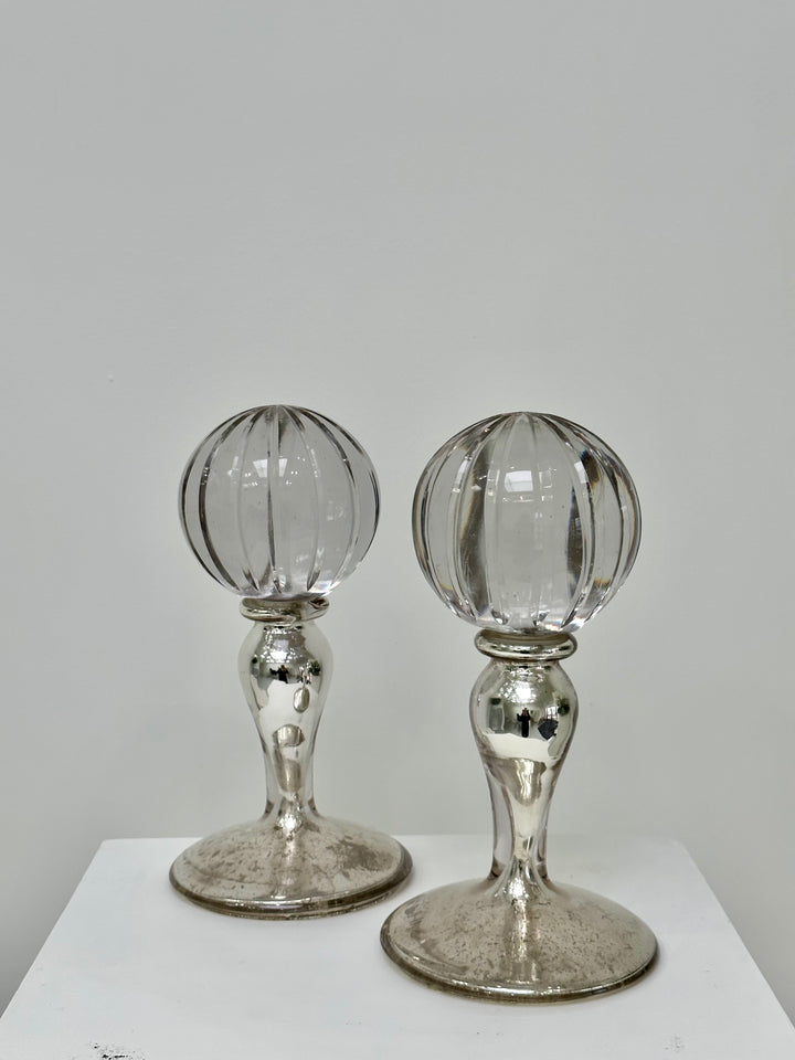Mounted Etched Finials