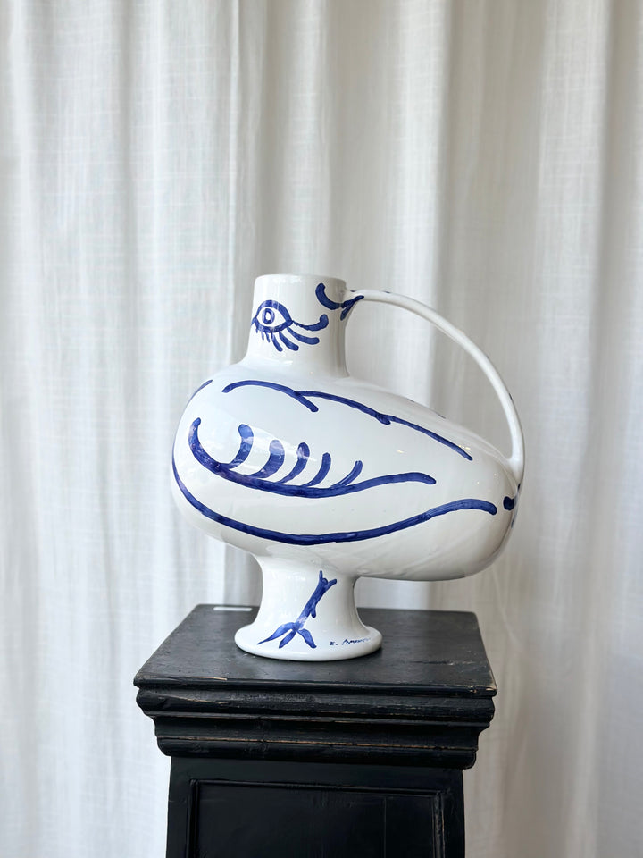 Italian Abstract Bird Pottery