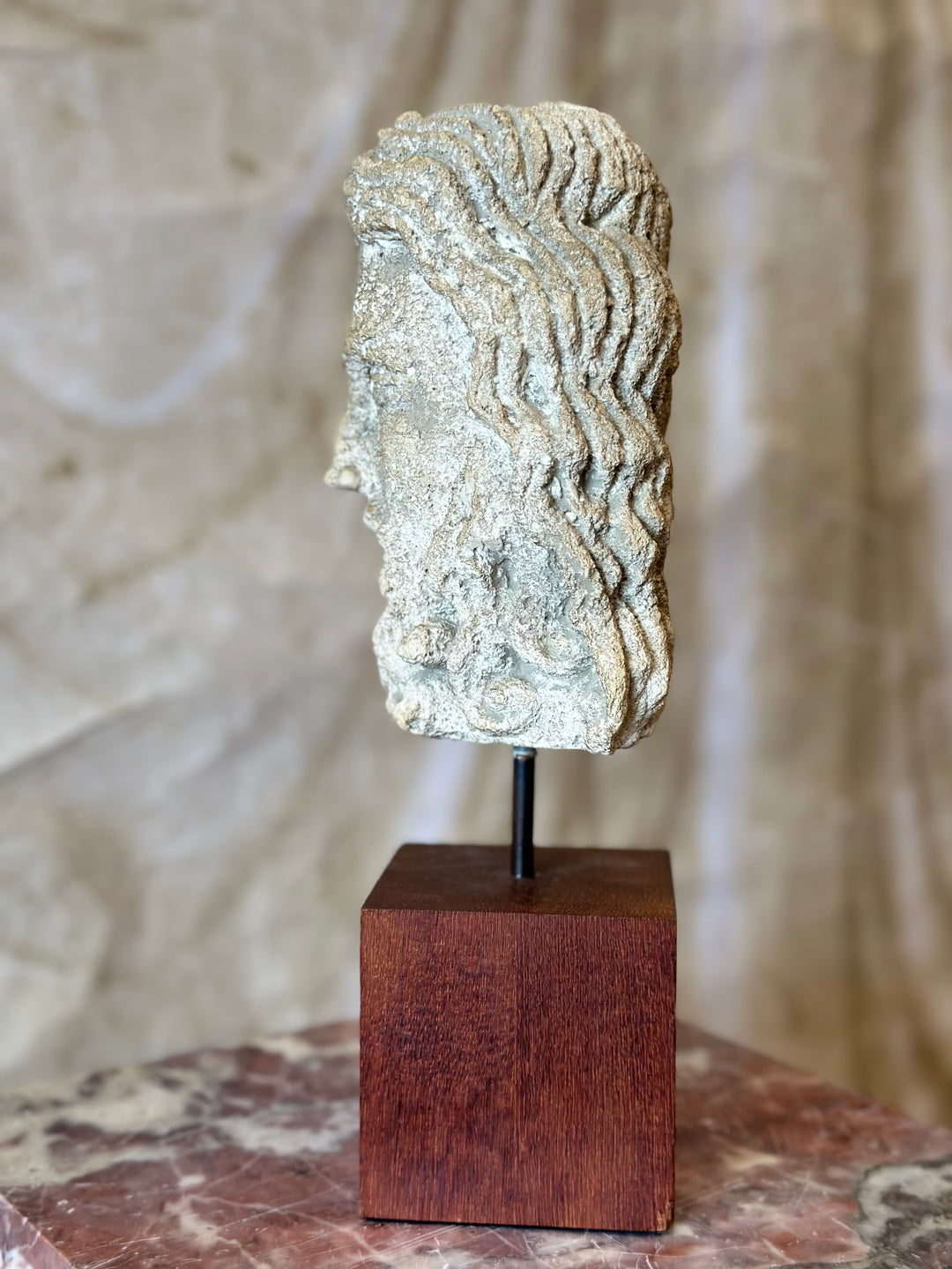 Mounted Zeus Bust