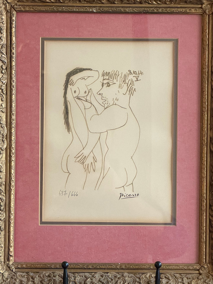 La Femme Idéale,Lithograph, 1964 - Pablo Picasso