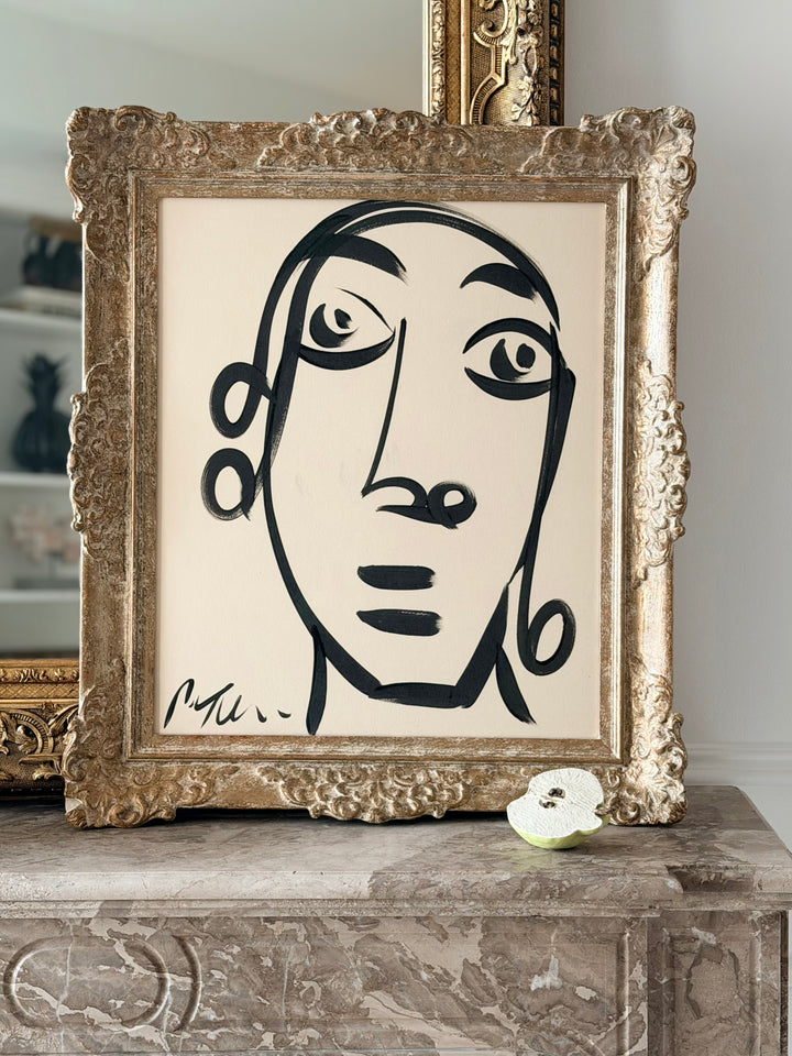 Expressionist Portrait Painting II - Peter Robert Keil 1970