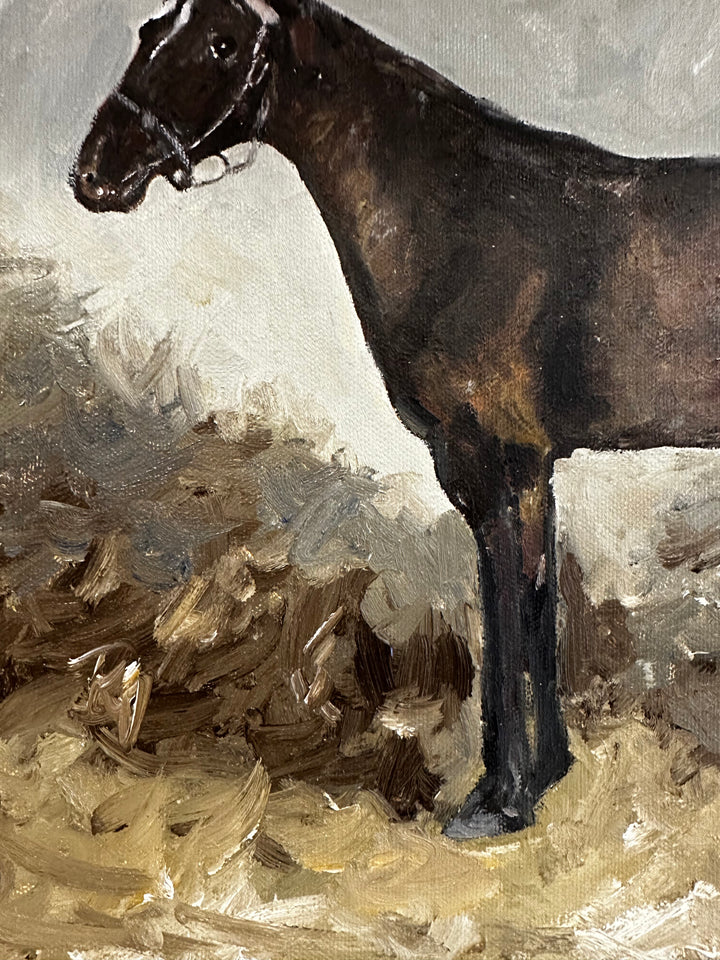 Equestrian Oil Painting Study