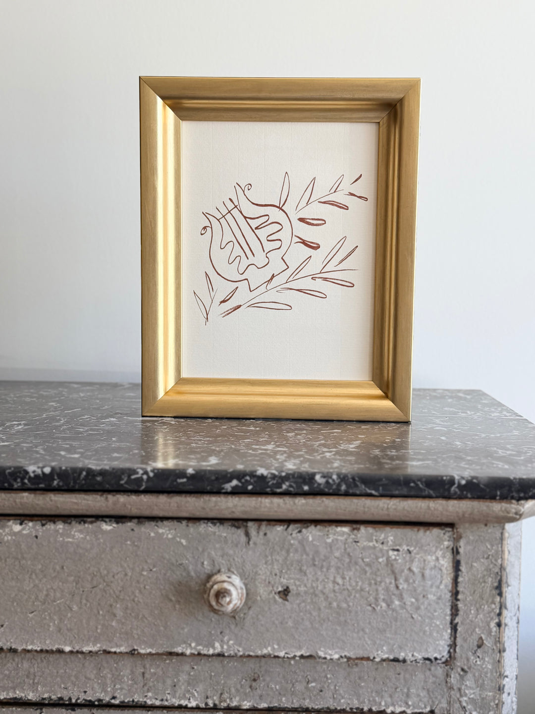Lyre aux Oliviers — Lithograph - Henri Matisse - 1960s