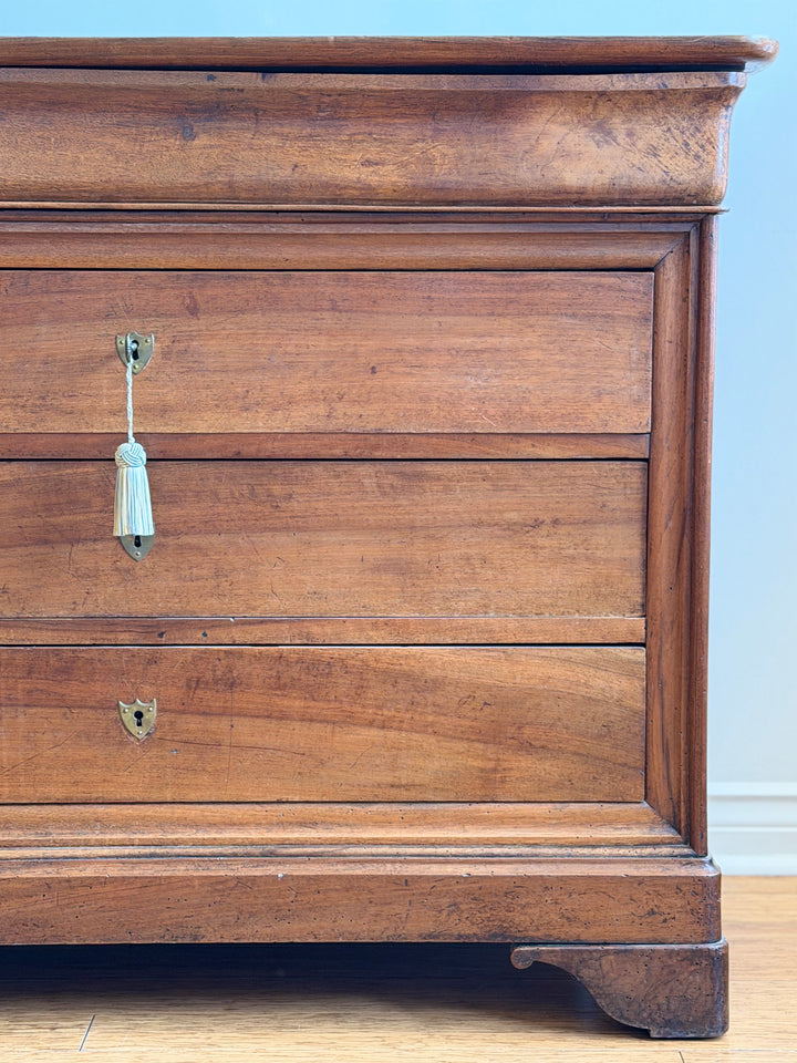 19th Century French Louis Philippe Walnut Commode