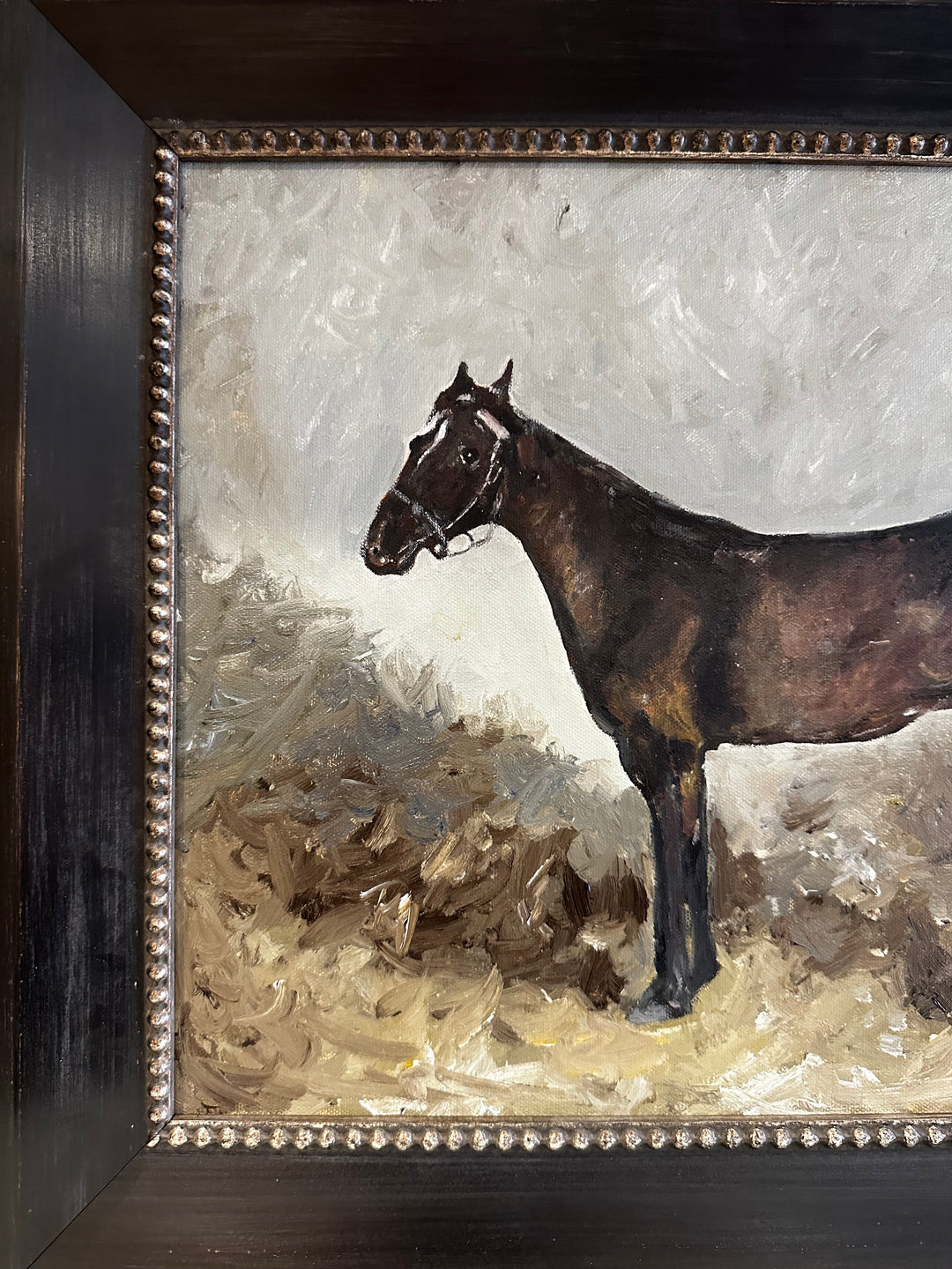 Equestrian Oil Painting Study