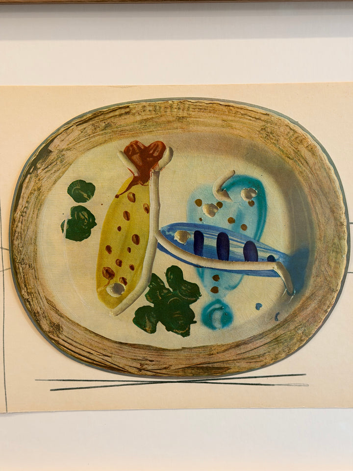 Suite of Nine Tipped-In Color Lithographs from Céramiques de Picasso, 1948 — Pablo Picasso