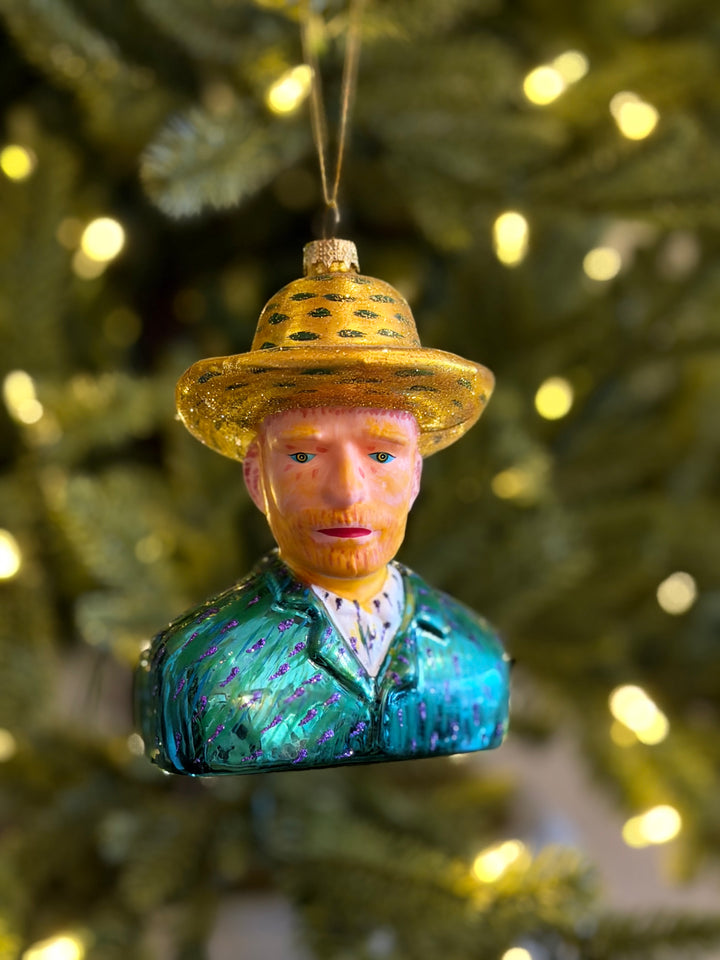 Vincent Van Gogh Glass Ornament