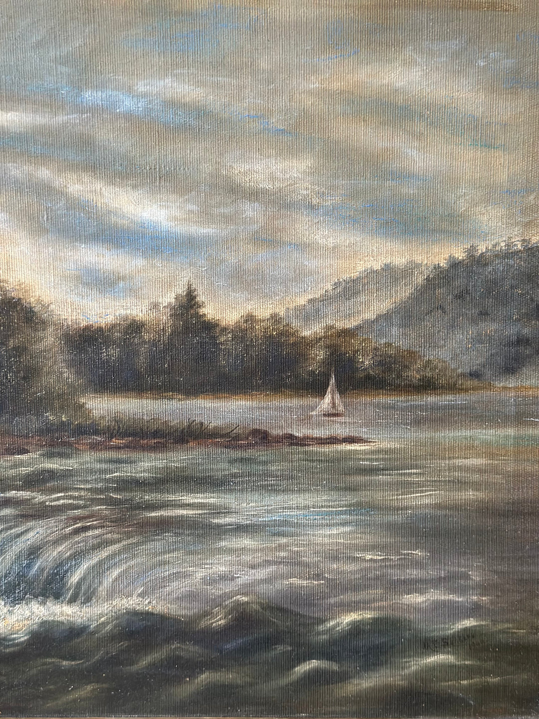 English School Landscape Oil Painting 1900