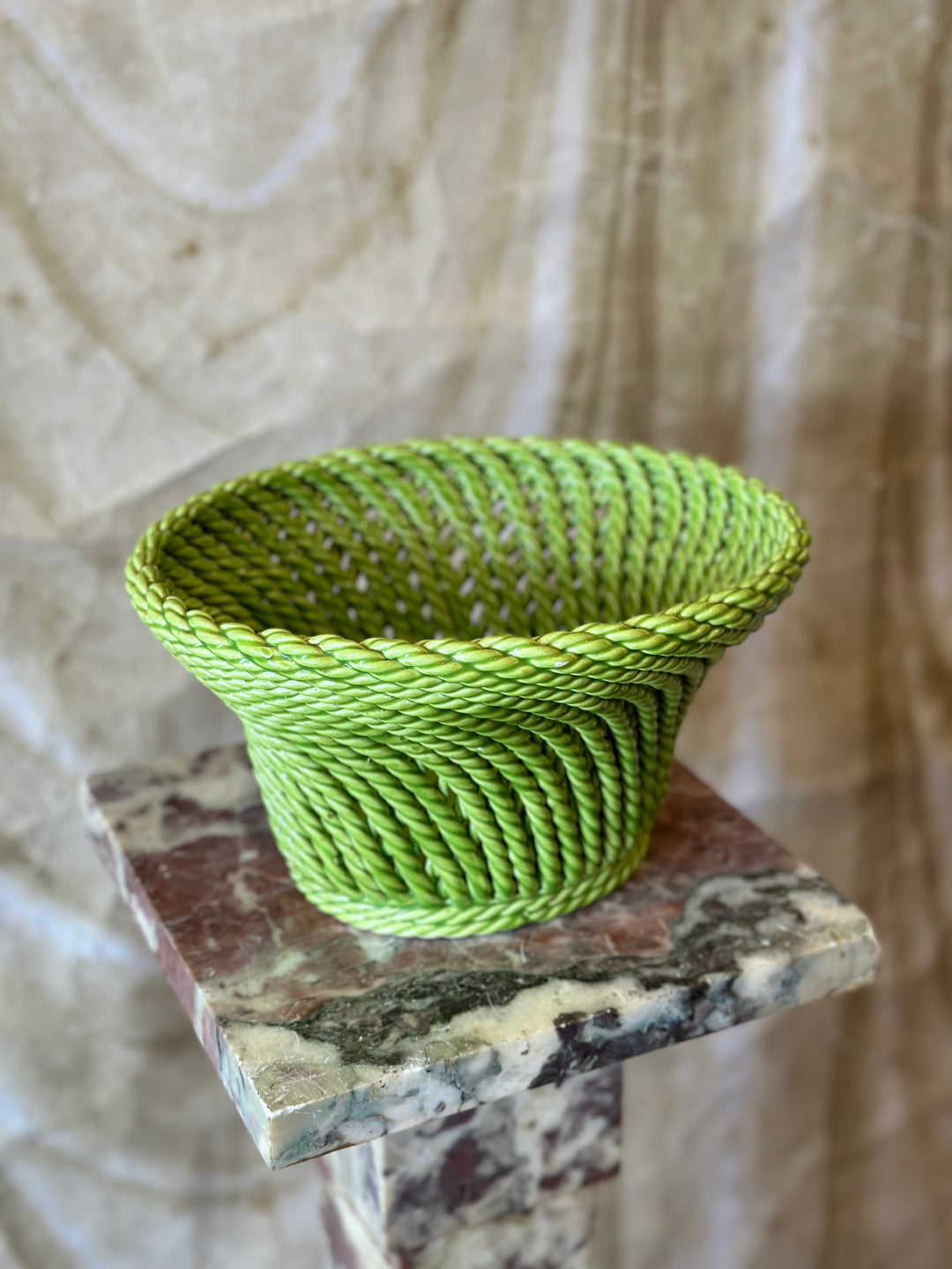 Italian Lime Rope Jardiniere