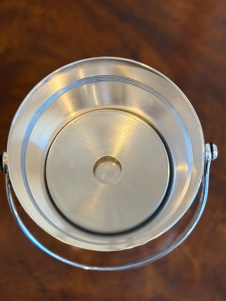 Christofle “Biarritz” Silver Plate Ice Bucket — Gallia Collection, 1950s