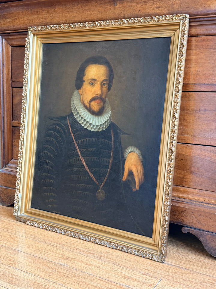 19th Century Italian School Portrait of a Gentleman, Oil on Canvas