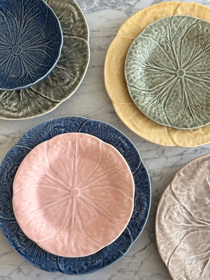 Pink Cabbage Dinner Plates, Set of 2 — Portugal