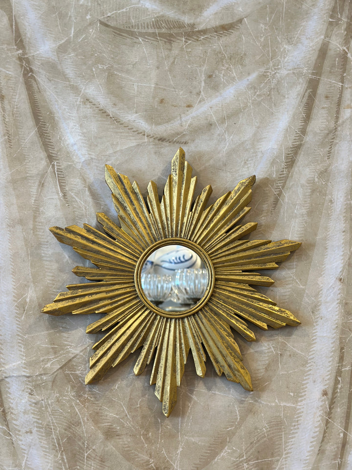 Gilded Sunburst Mirror