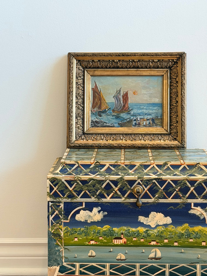 French Coastal Seascape - 19th Century
