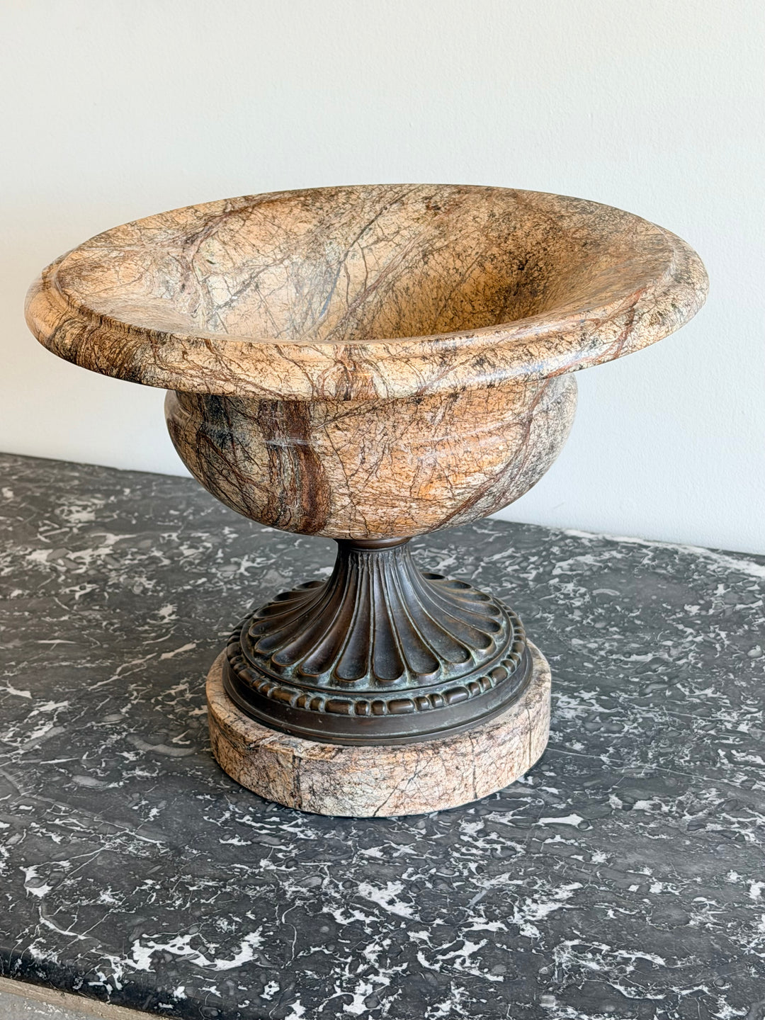 Marble &amp; Bronze Grand Tour Style Urn
