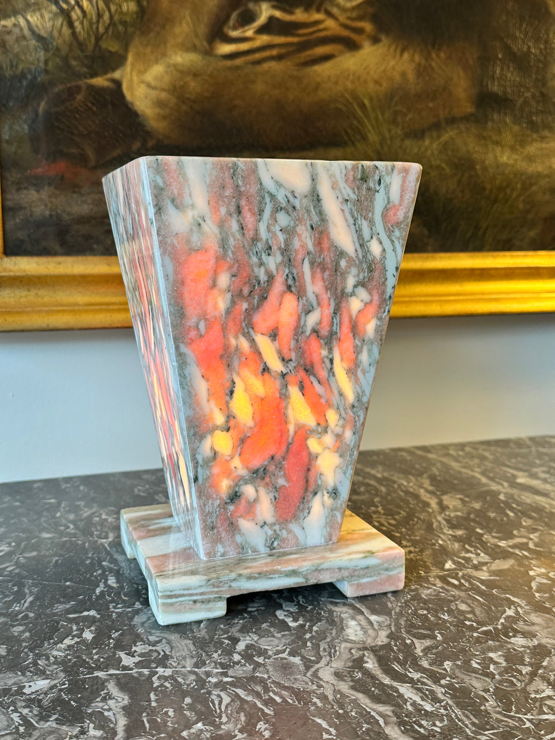 1930’s Marble Art Deco Lamp