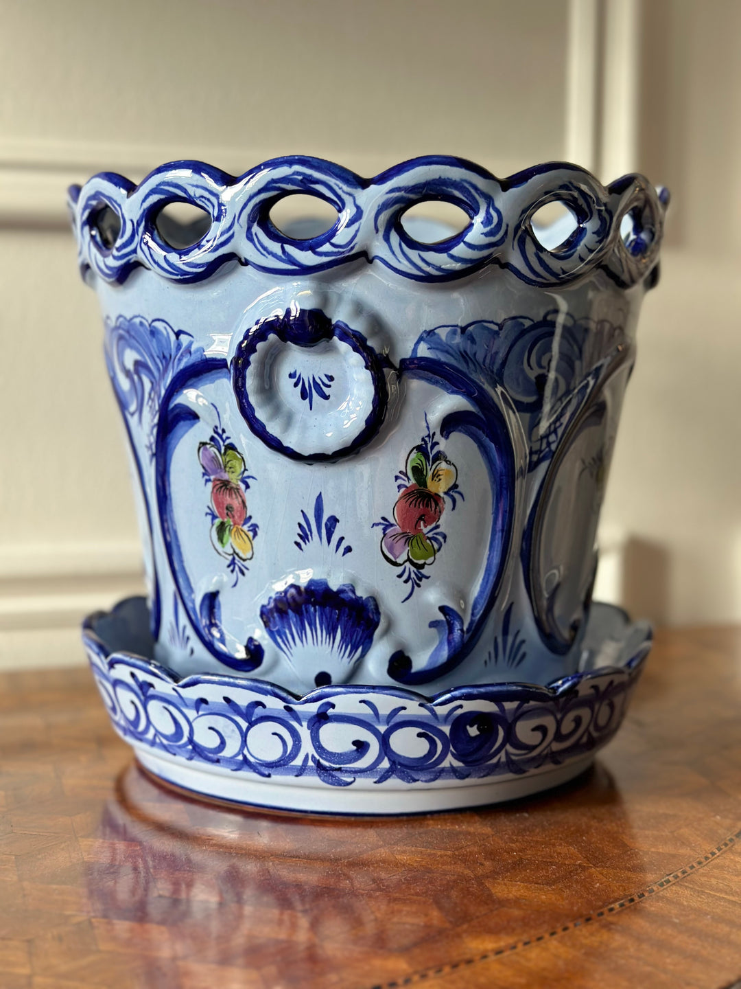 Hand Painted Jardiniere - Portugal