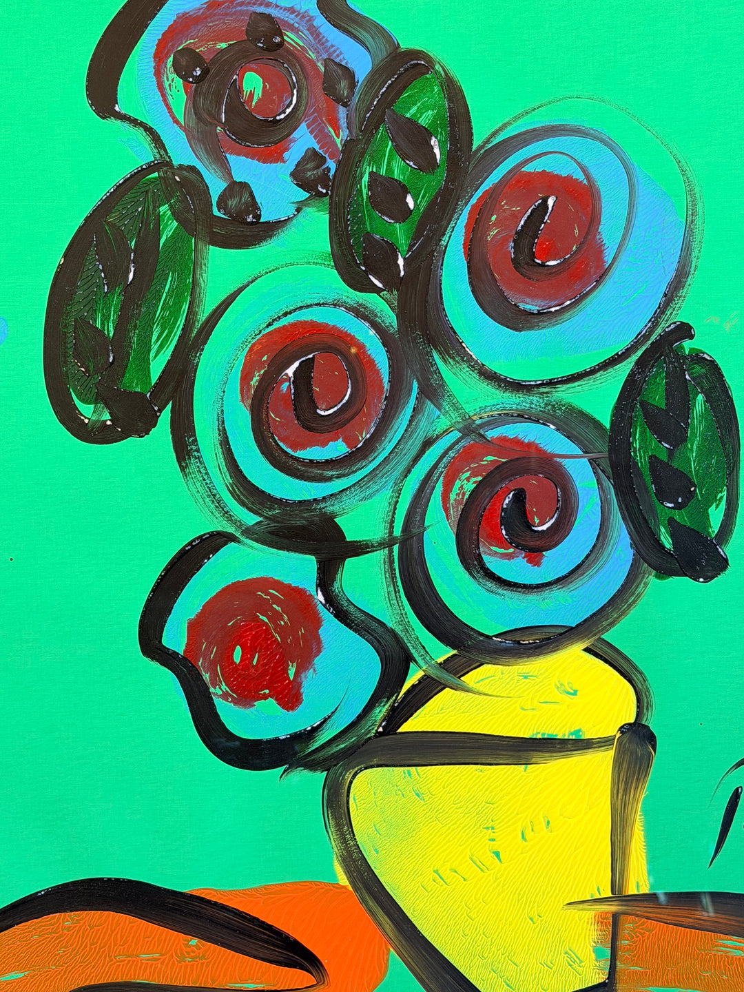 Expressionist Floral Study, Peter Robert Keil 1970