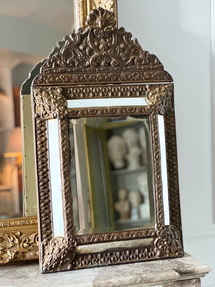 19th Century Brass Mirror