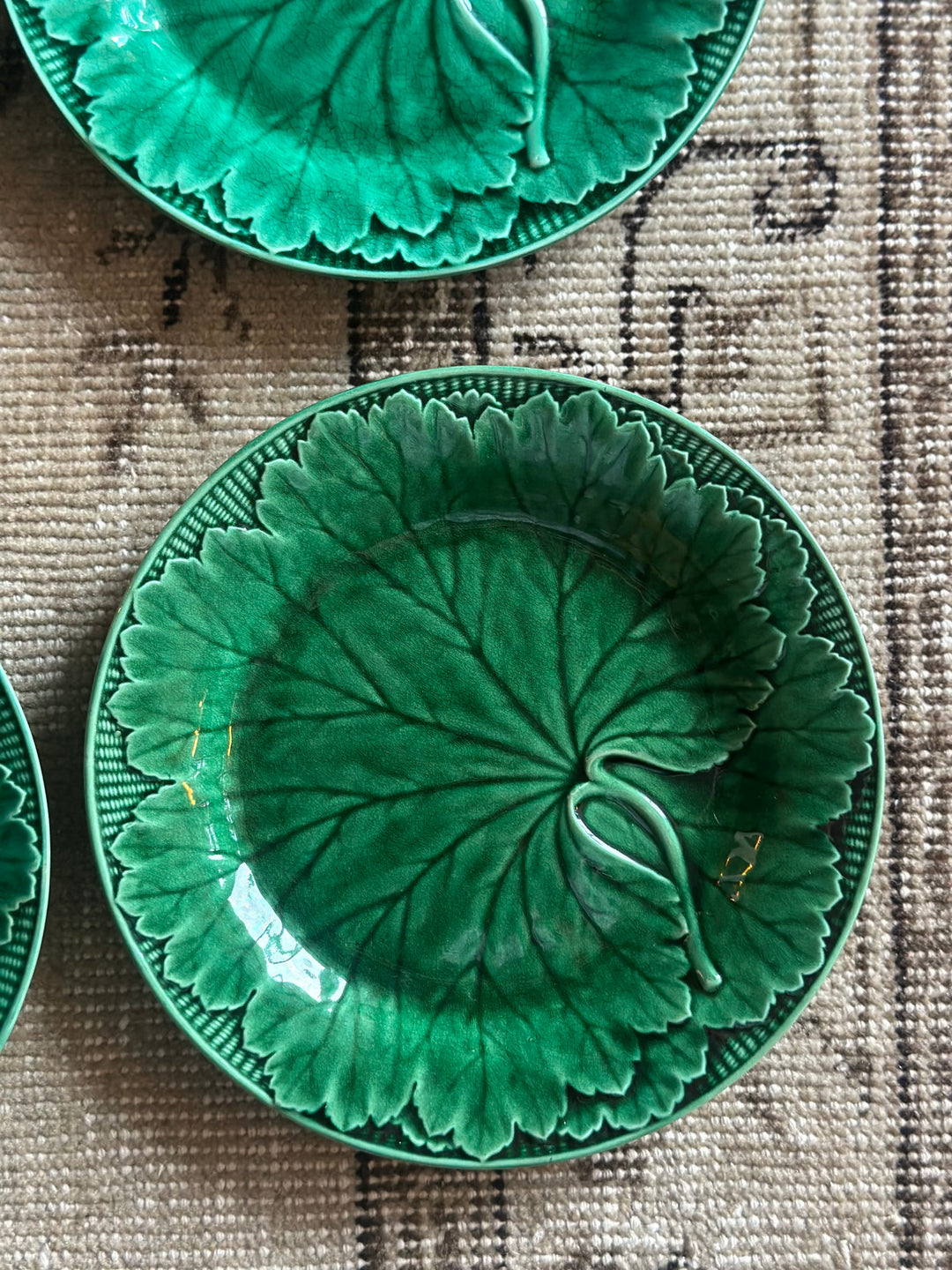 19th Century Majolica Plates - Set of 4