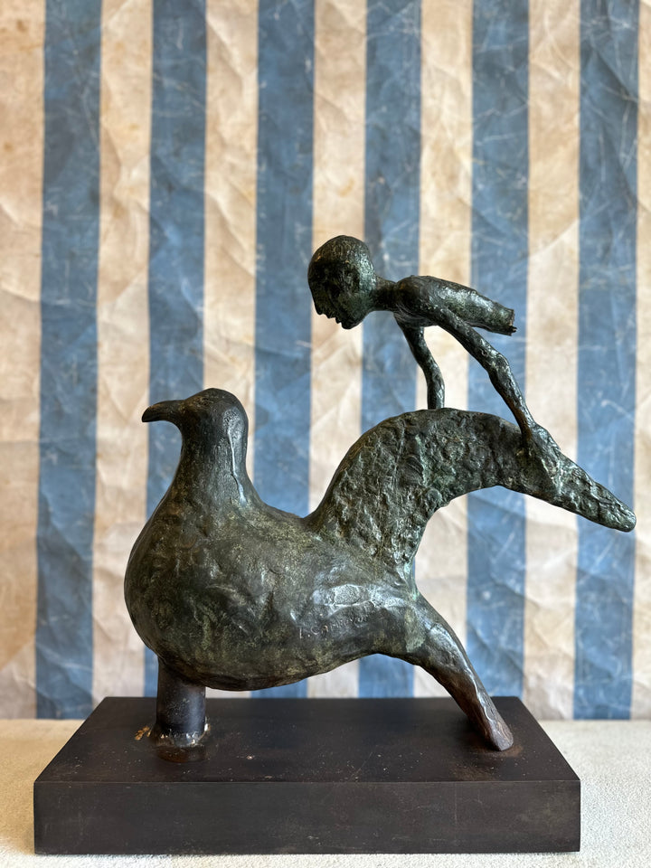 Large Bronze Brutalist Sculpture - Maria Luisa Campoy SPAIN