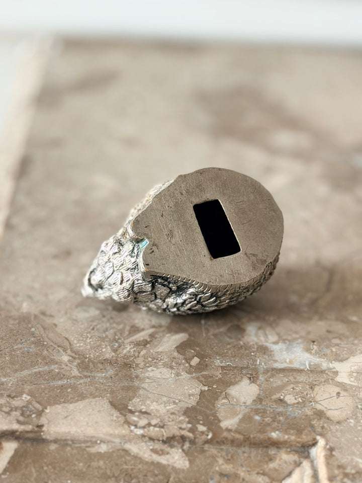 Italian Silver Hedgehog Form Bottle Opener