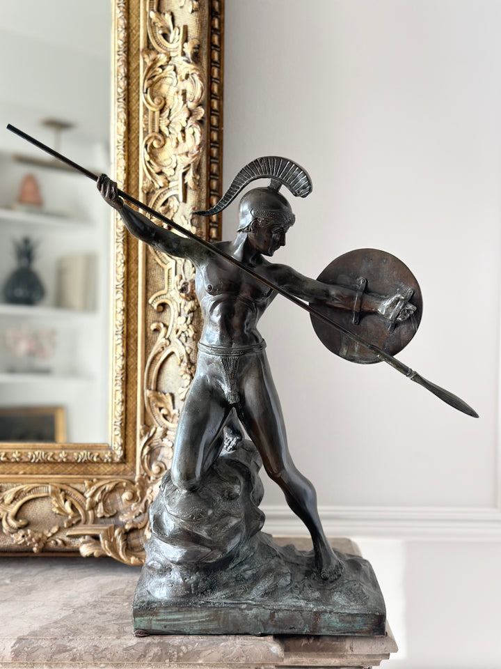 Bronze Warrior Sculpture