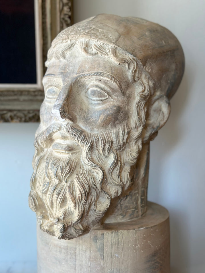 Large Plaster Zeus Statue