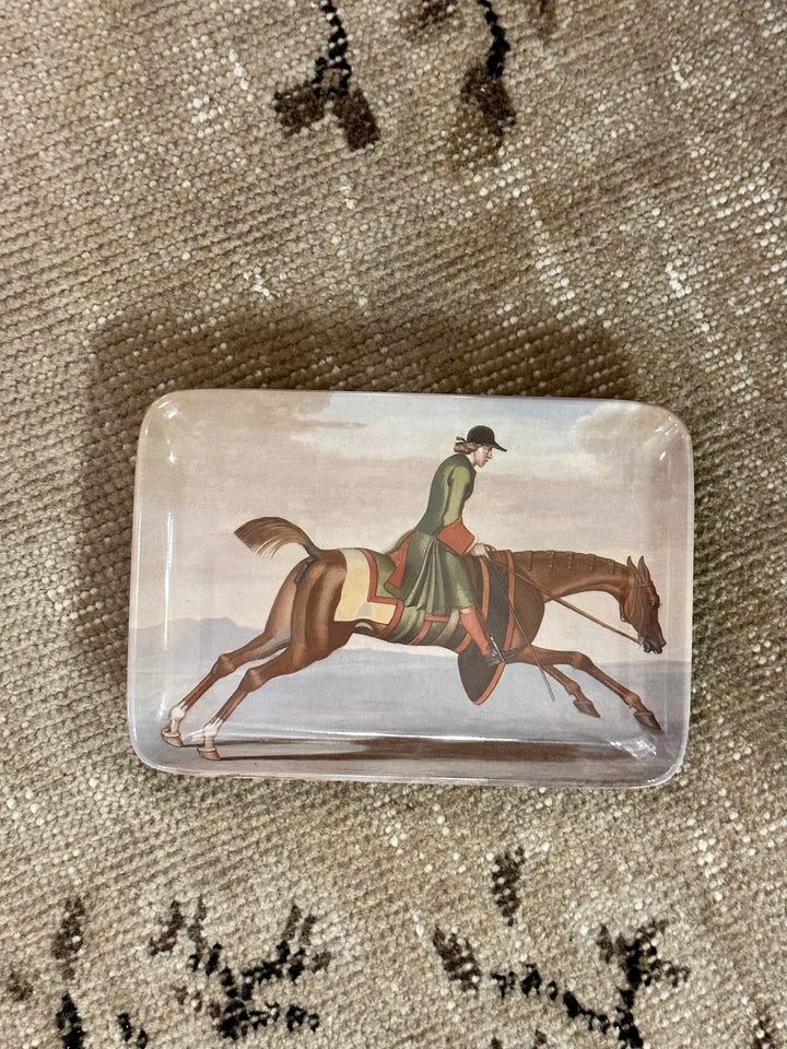 Horse & Rider Catchall - 1849