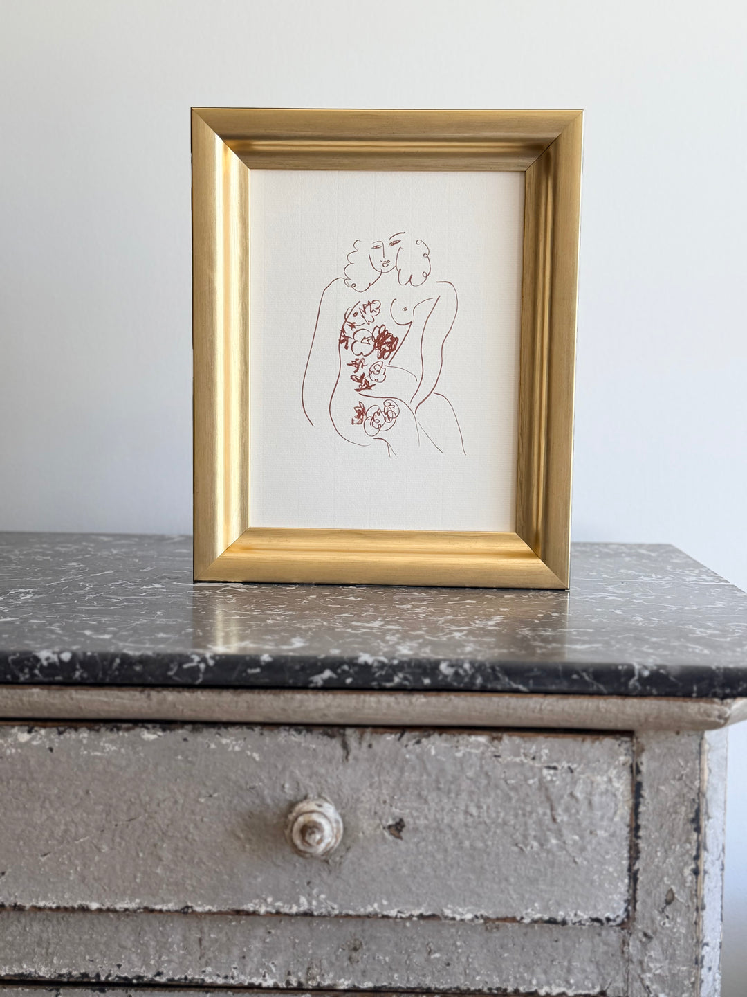 Femme aux Fleurs — Lithograph - Henri Matisse - 1960s