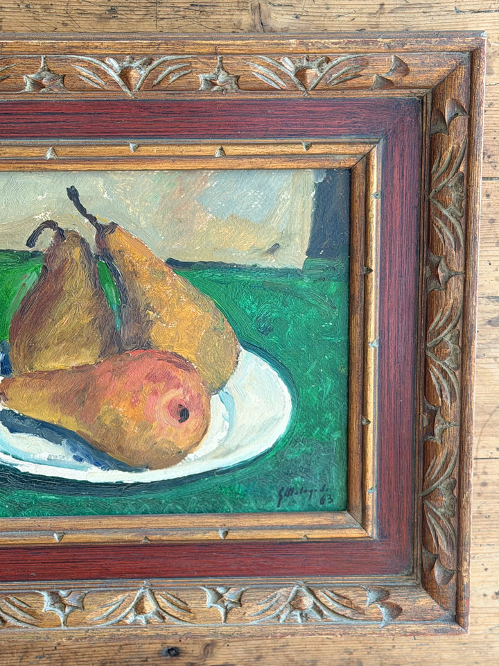 Modernist Still Life of Pears, 1963